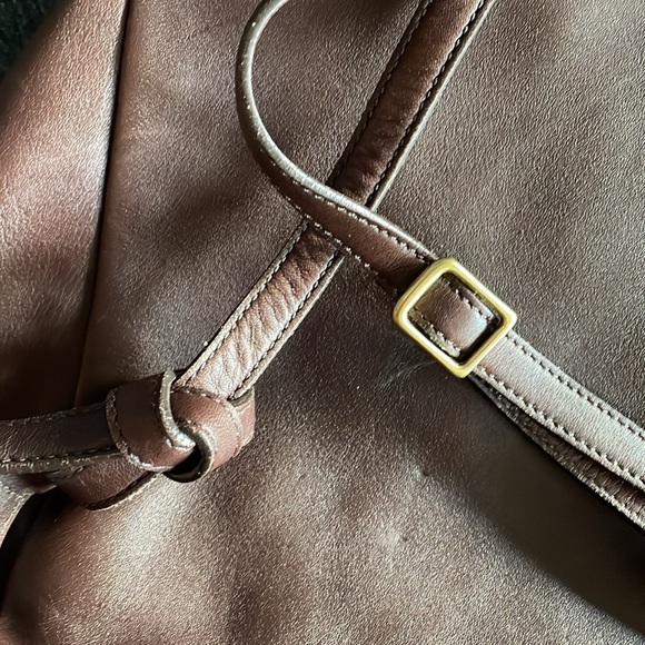 COACH legacy Hamptons backpack chestnut brown soft leather medium vgc - Picture 14 of 14